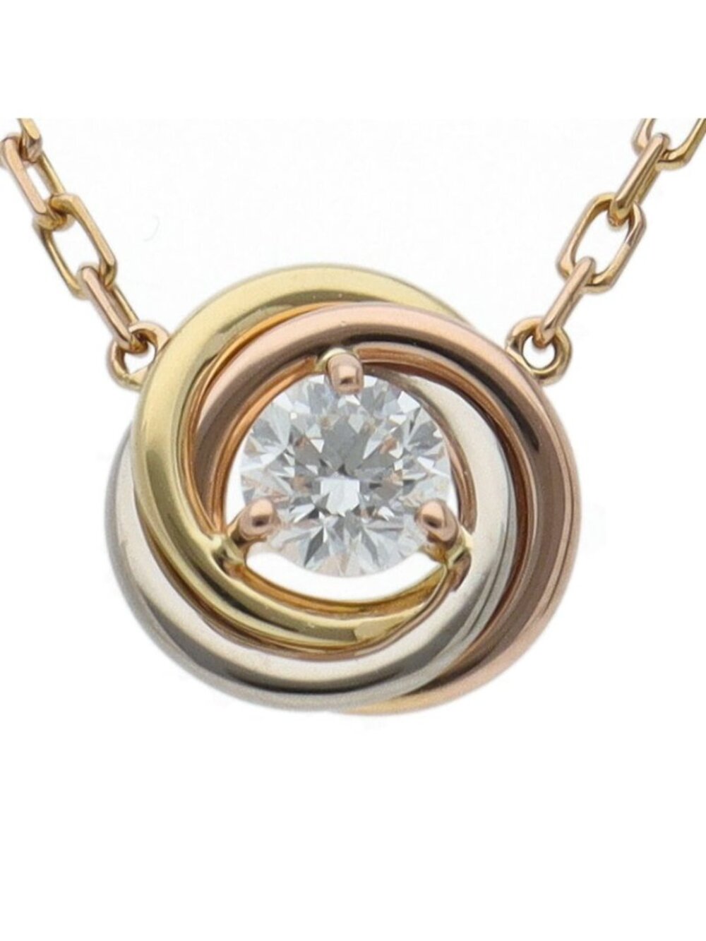 Cartier Trinity Necklace Diamond PG Chain